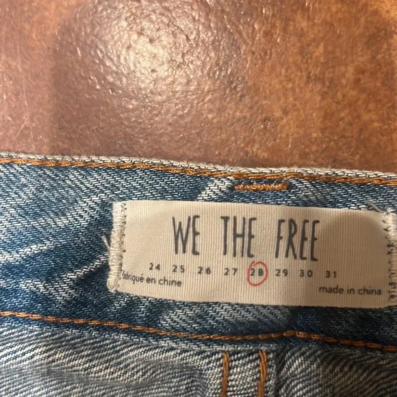 🎈SALE!! We The Free Denim Jean mini skirt - Picture 5 of 5